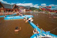 Bešeňová is situated in beautiful nature of Liptov, the region of Slovakia. Close to thermal spa is also Manor-house,
 Bešeňova´s travertins and mineral springs.
* * * *
The most popular attraction from village Bešeňová is thermal spa with tobogans and other attractions ... Distance: 16 Km.